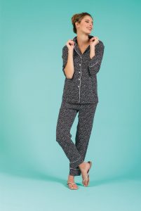 Pijama señora tela, verano, pantalón largo